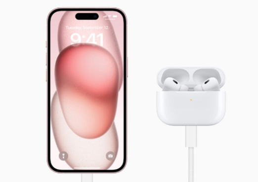 临邑苹果15服务预约分享如何使用iPhone15为AirPods等设备充电 