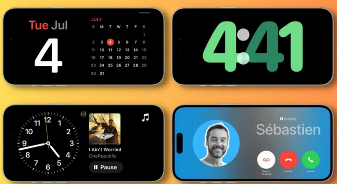 临邑苹果手机维修分享iOS17横屏充电待机显示有什么好处 
