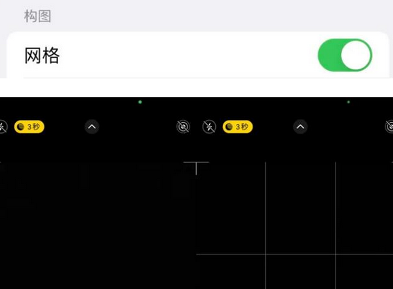 临邑苹果手机维修网点分享iPhone如何开启九宫格构图功能