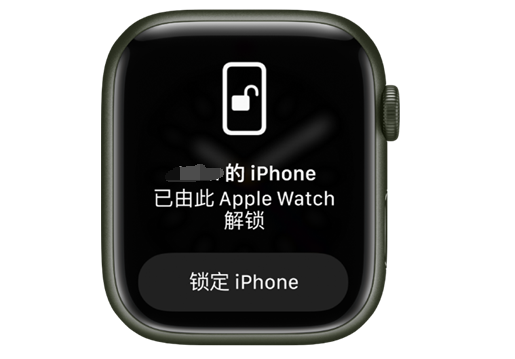 临邑苹果手机维修分享用 AppleWatch 解锁配备面容 ID 的 iPhone方法 