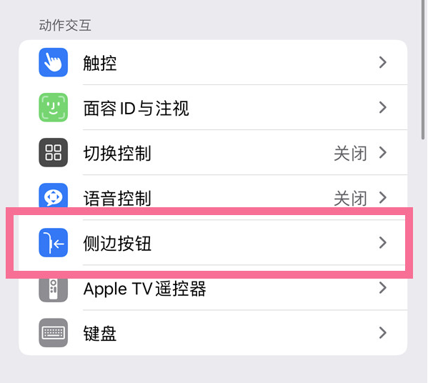 临邑苹果14维修店分享iPhone14 Plus侧键双击下载功能关闭方法 