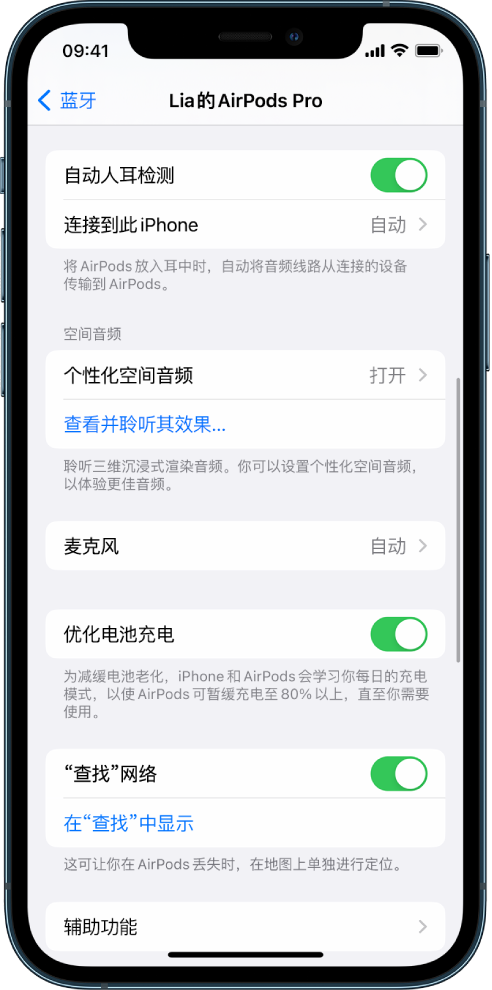 临邑苹果手机维修分享如何通过 iPhone “查找”功能定位 AirPods 